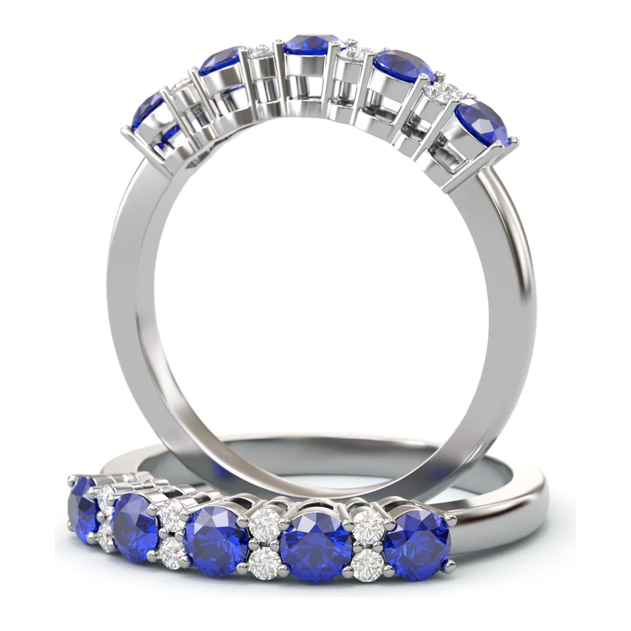 Azure Eternity — Eternity in 18K White Gold