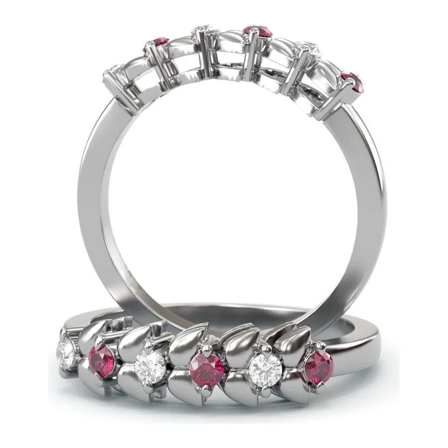 Rosewater Eternity — Eternity in 18K White Gold