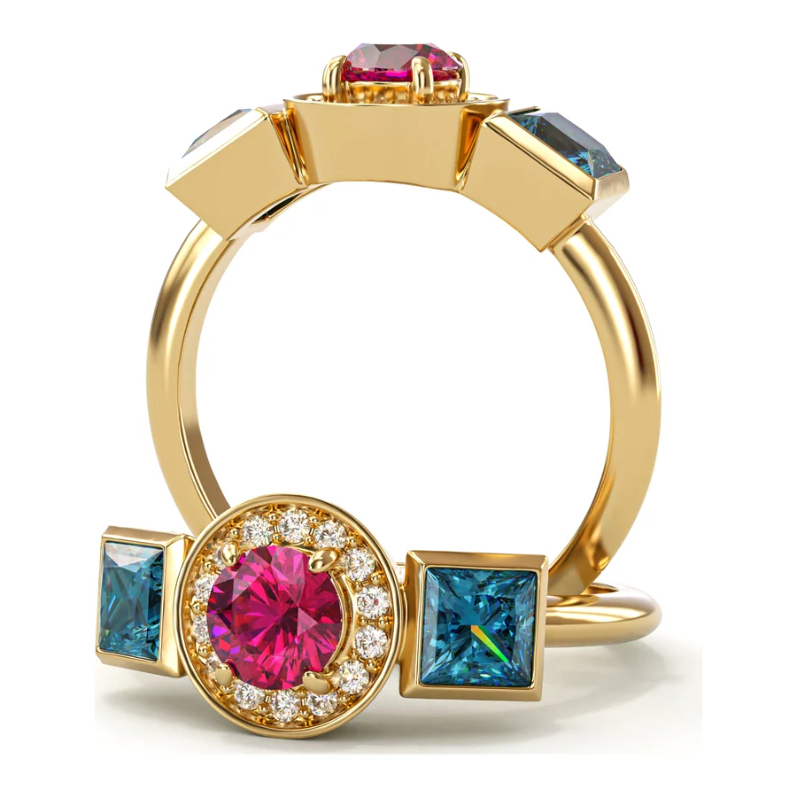 Mosaic Cocktail — Cocktail in 18K Yellow Gold