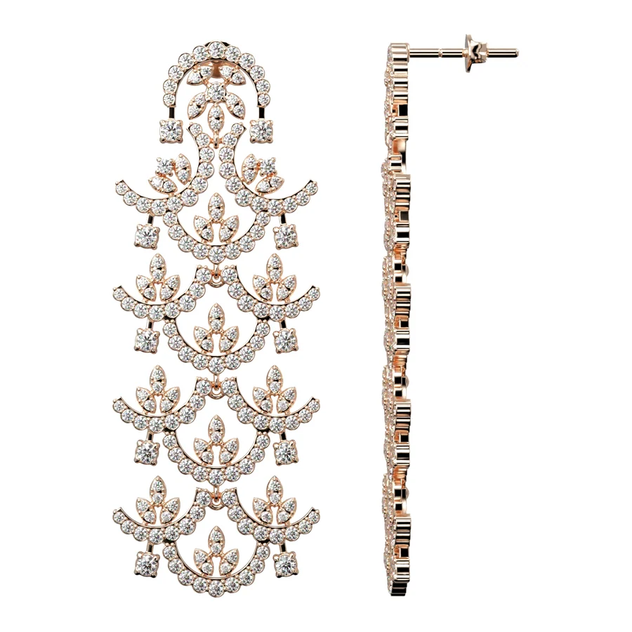 SI-085 · Diamond Cascade, rose gold
