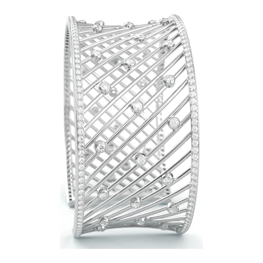 Lattice Diamond Cuff alternate view