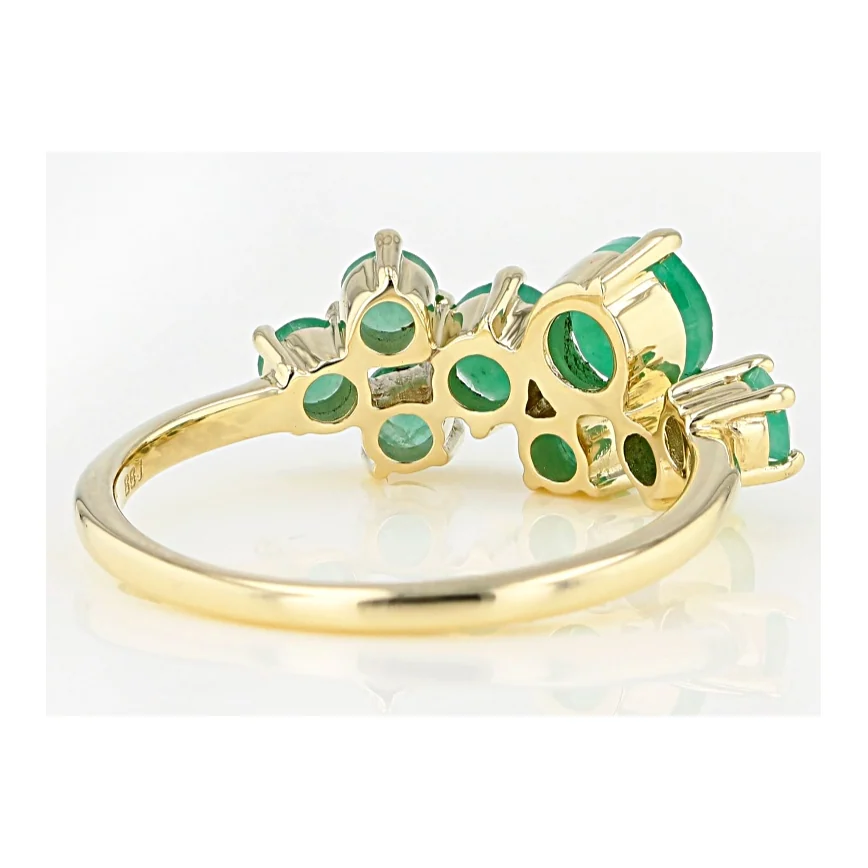 Emerald Constellation — Cluster in 18K Yellow Gold