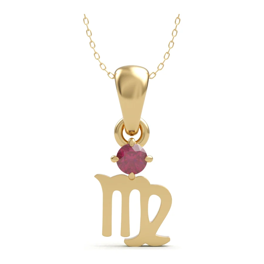 Virgo — Pendant in 18K Yellow Gold